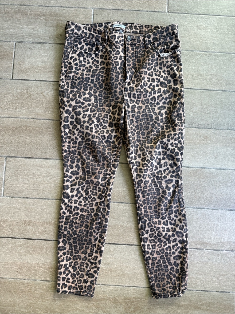 Leopard Print Good American high waist size 16 Women Pants - Brown